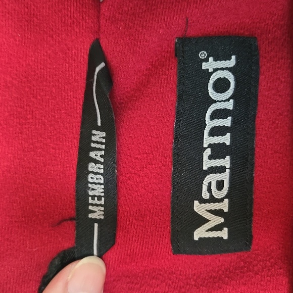 Marmot Red And White Ski Coat Size Small - Picture 8 of 11